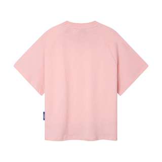 Áo thun unisex boxy Basic Onism màu hồng baby - Onism basic tee