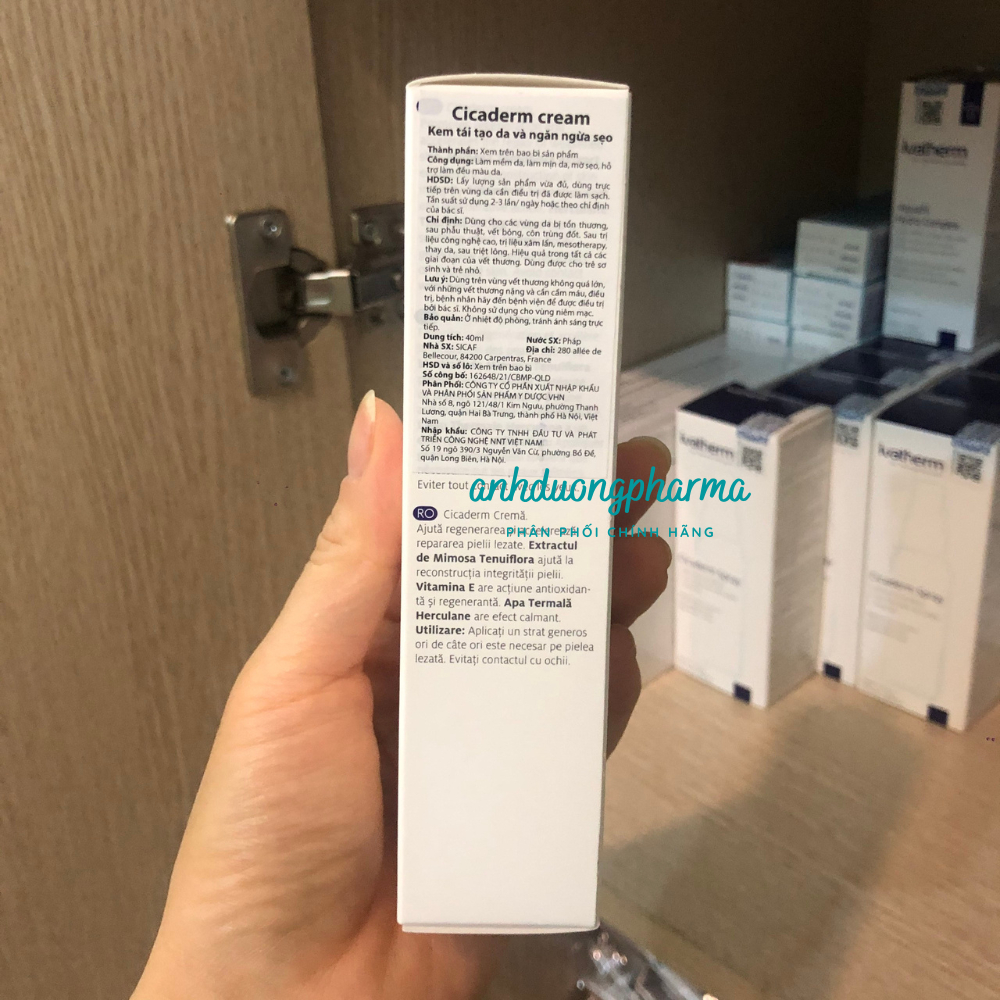 Kem Dưỡng Phục Hồi Da Cicaderm IVATHERM Làm Lành Tổn Thương, Ngăn Ngừa Hình Thành Sẹo - Tuýp 40ml