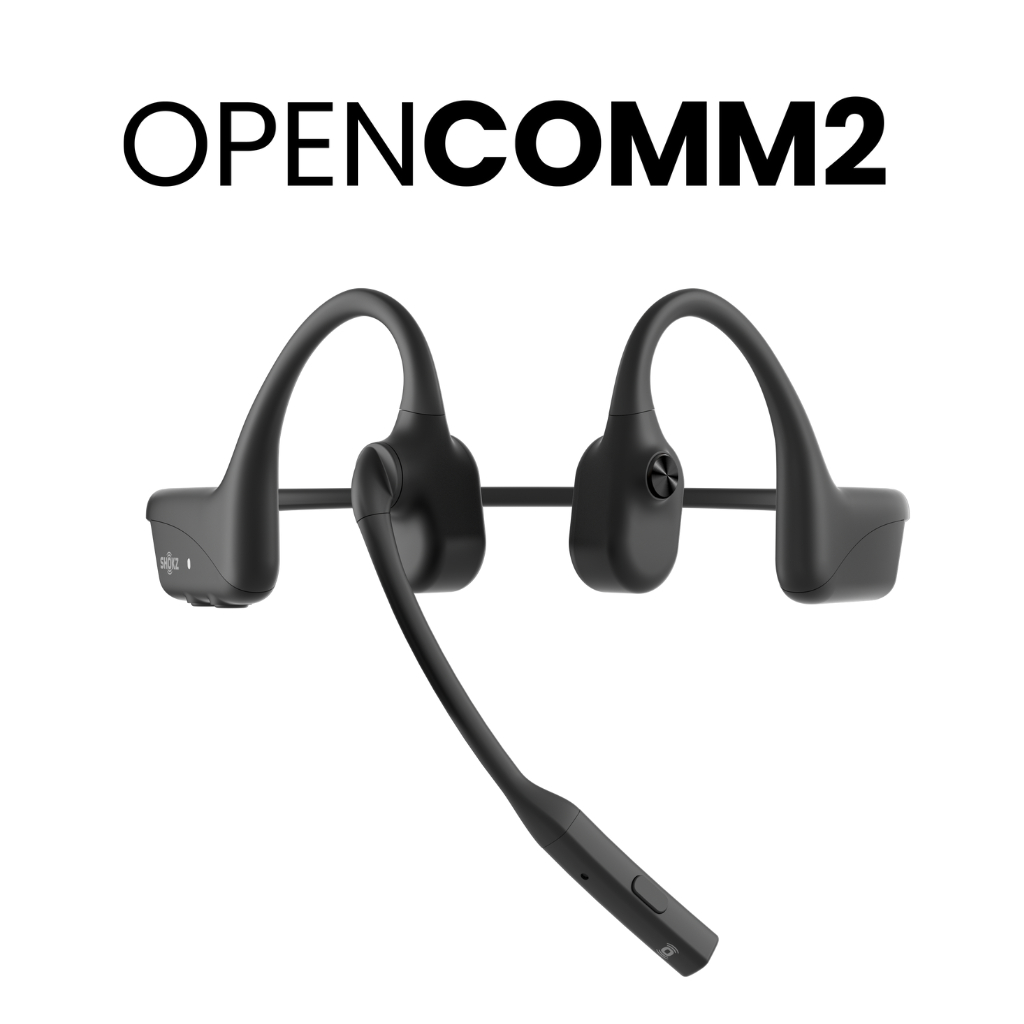 Tai nghe Bluetooth truyền âm thanh qua xương Shokz OPENCOMM2/OPENCOMM2 UC - Hàng Chính Hãng