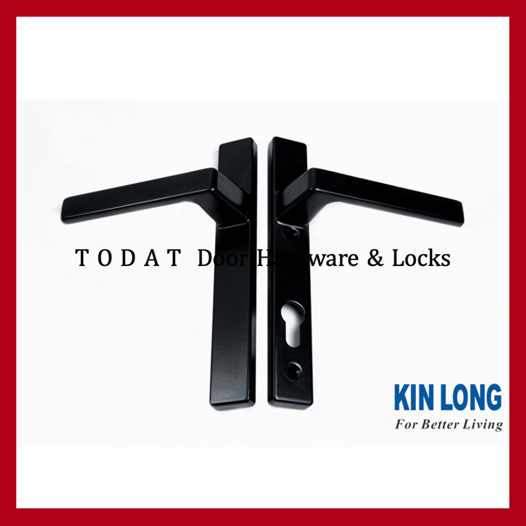 CẶP TAY NẮM KHOÁ CỬA ĐI KINLONG (Đen/Trắng/Xám) - KinLong Door Handle Set