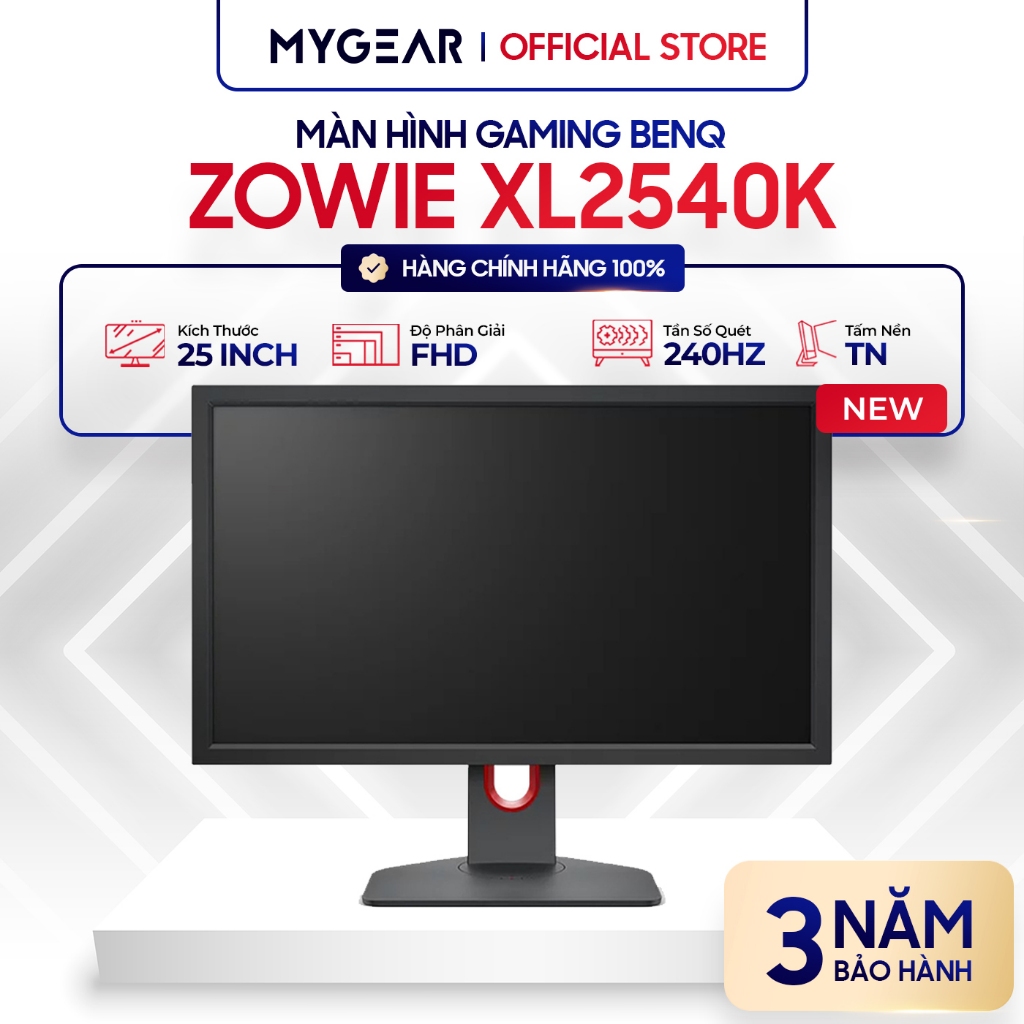 Màn hình Gaming BenQ Zowie XL2540K 25“ FHD TN 240Hz (Displayport, HDMI) - Chính hãng ( Bảo hành 36 tháng)