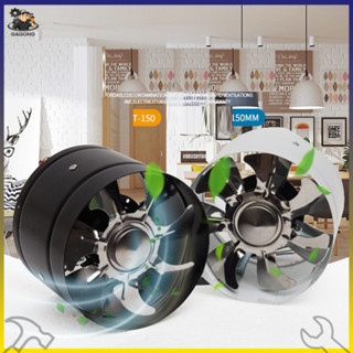 Quạt thông gió đường ống chất liệu thép 100mm, 150mm, 200mm