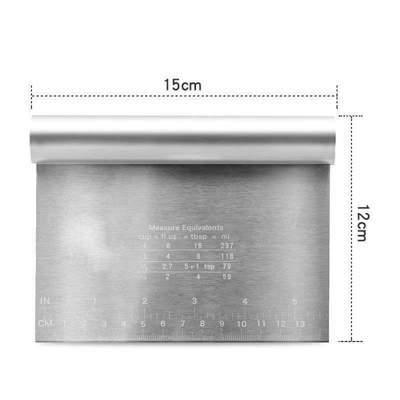 Dao inox cắt bột , cạo bột