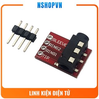 Đế ra chân jack âm thanh 3.5mm (4 chân)