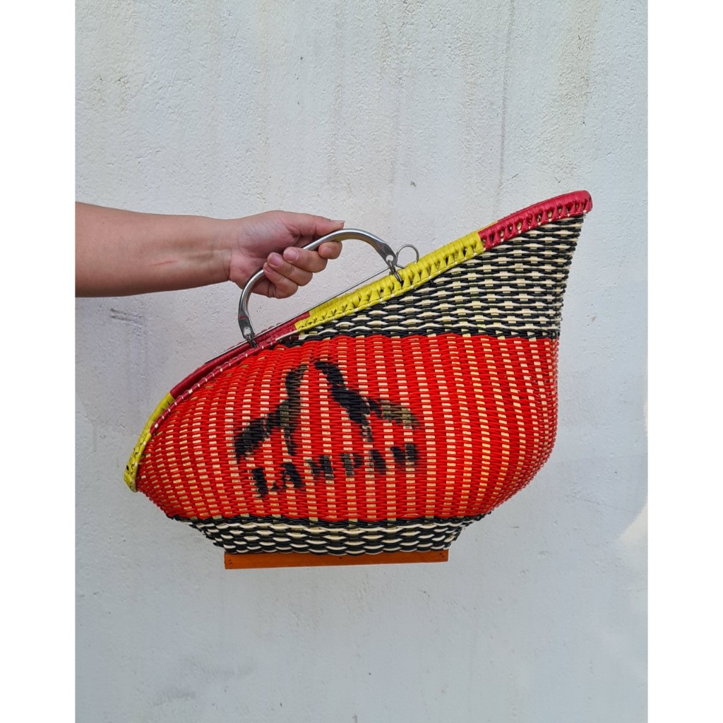 Làn xách gà, giỏ xách gà, sợi nhựa bền, đẹp.