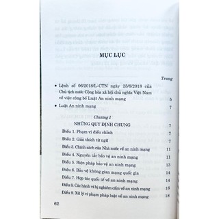 Sách - Luật An Ninh Mạng (Hiện Hành)