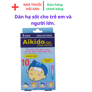 Miếng dán hạ sốt AIKIDO.giúp hạ sốt cho trẻ sơ sinh,trẻ nhỏ và người lớn.