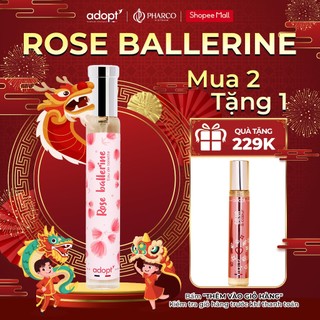 Nước hoa nữ Adopt Rose Ballerine EDP 30ml chính hãng Pháp lưu hương thơm lâu 12H