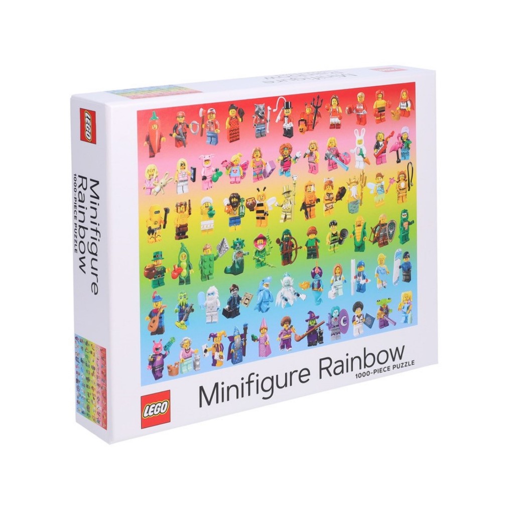 [Tranh ghép hình] Lego 1000 mảnh 5007643 - Minifigure Rainbow 1,000-Piece Puzzle