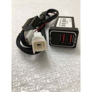 Tẩu sạc cổng usb type c qc3.0 & pd cho xe hơi toyota