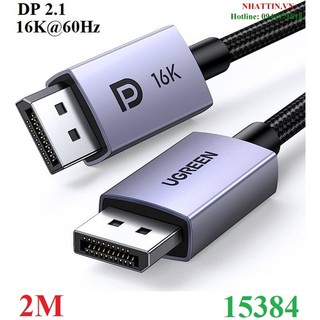 Cáp Displayport to Displayport 2.1 dài 2M độ phân giải 16K@60Hz HDR Ugreen 15384 cao cấp