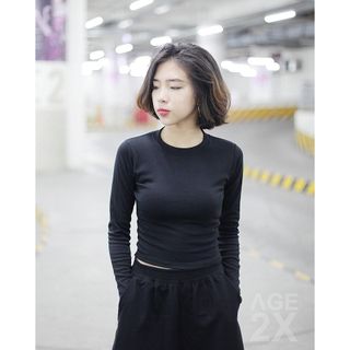ÁO CROPTOP TAY DÀI AGE2X Nằm trong TOP các sản phẩm thường xuyên cháy hàng của SHOP