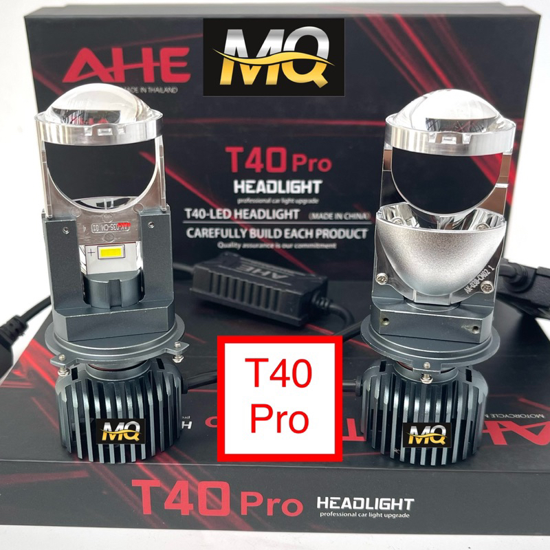 Đèn Pha Bi Cầu T40 Pro AHE H4 Lắp Ô tô Xe Máy Pha Bi Cầu Chống Chói Cắt Sáng M3MINI