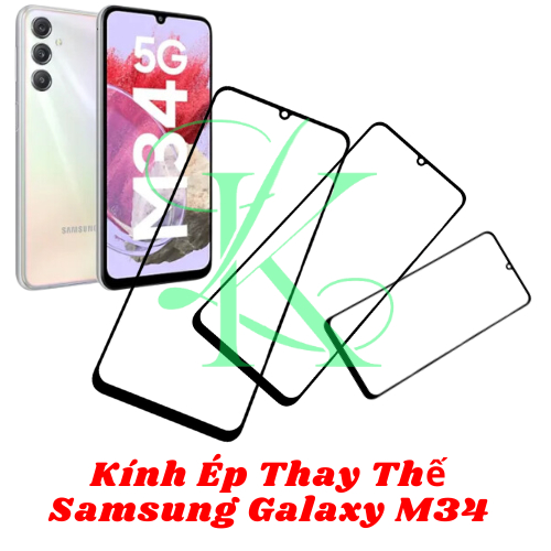 Kính ép trên màn hình dành cho SA M34 , kính ép dành cho SA m34