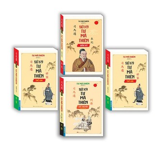 Sách - Combo bộ 4 cuốn Sử ký tư mã thiên: bản kỷ , thế gia, liệt truyện quyển thượng , liệt truyện quyển hạ
