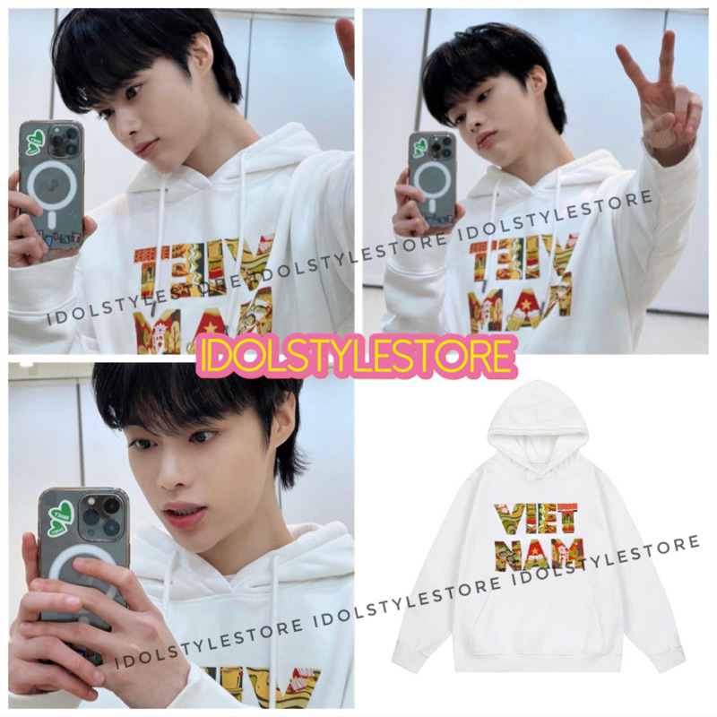 Áo Hoodie nỉ mũ Việt nam Ngô Ngọc Hưng Hanbin Tempest Wechoice