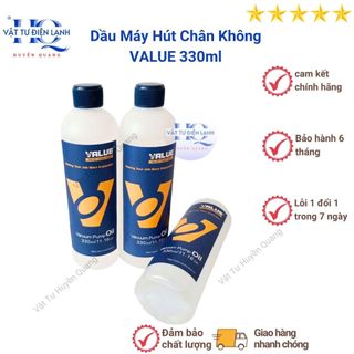 Dầu máy hút chân không chuyên dụng chính hãng VALUE dung tích 330ml
