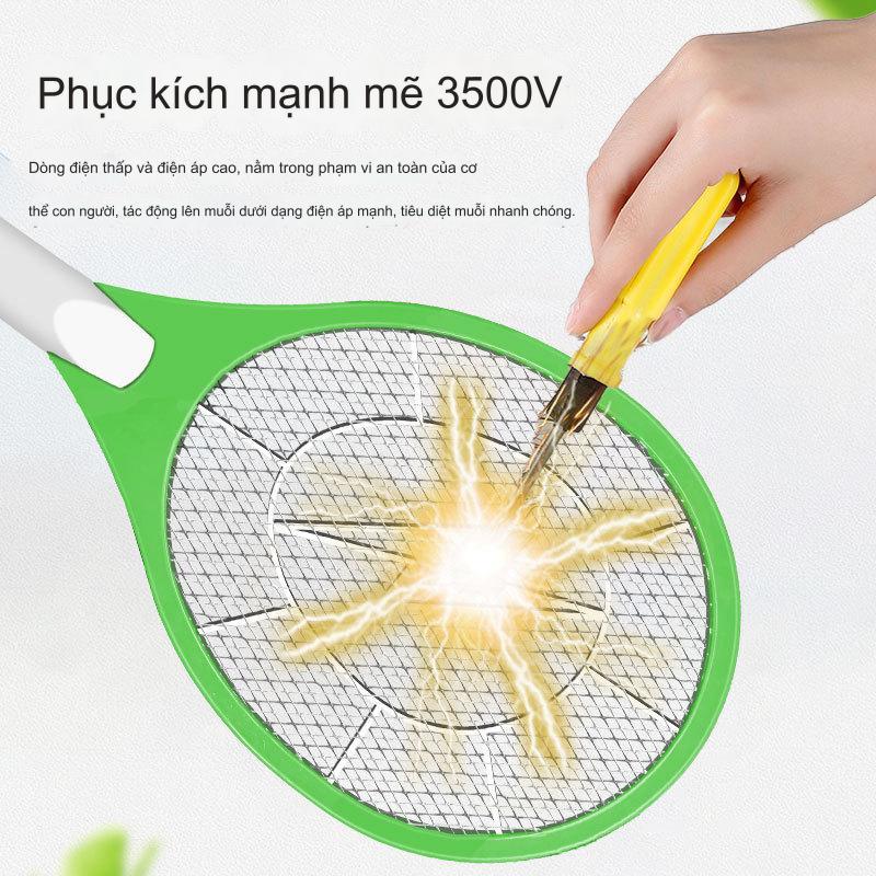 Vợt muỗi giá rẻ, vợt bắt muỗi G8 có đè led siêu sáng, pin sạc siêu bền , bảo hành 12 tháng