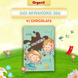 Sữa Hạt Miwakoko Vị Cacao Gói 30g - Orgavil