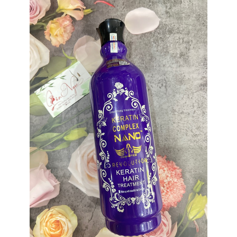 HẤP PHỤC HỒI TÓC KERATIN COMPLEX NANO TÍM 🥰🥰 PHỤC HỒI TÓC NÁT