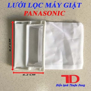 Lưới lọc máy giặt Panasonic 62x97mm, túi lọc cặn bẩn và lọc xơ vải - Điện Lạnh Thuận Dung