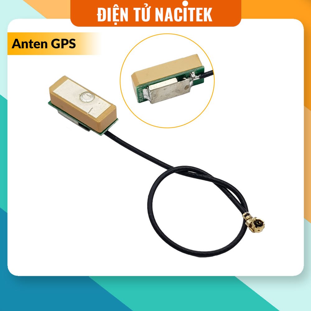 [NSHOP]  Anten GPS 1575 / 1561 MHz, Anten gốm mini 28dBi BD+GPS 16x6x6mm