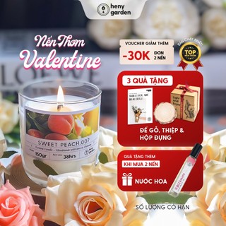 Nến Thơm Valentine Quà Tặng 14/2 HENY GARDEN (Phiên Bản Giới Hạn)