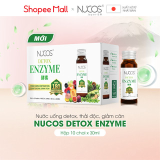  Detox thải độc cải thiện vóc dáng Nucos Detox Enzyme 30ml x 10 chai