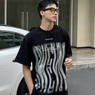 Áo thun nam form rộng local brand giá rẻ hãng Swe studio big size basic cổ tròn tay lỡ unisex màu đen - Gin store