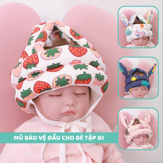   18 MẪU  Mũ bảo hiểm đầu cho bé tập đi tập bò chống va đập 9BABY 