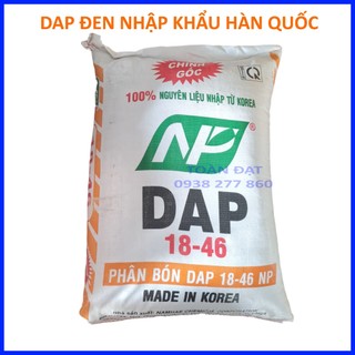 (1kg) Phân Bón DAP hạt đen nhập khẩu Hàn Quốc, giúp cây bung đọt, xanh cây, mập thân
