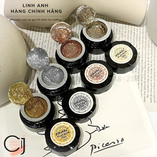 Hũ gel nhũ Huaxi , gel nhũ siêu sáng Huaxi, gel vẽ viền siêu sáng