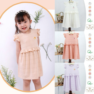 Váy bé gái cộc tay cotton dokma db1375 db2096