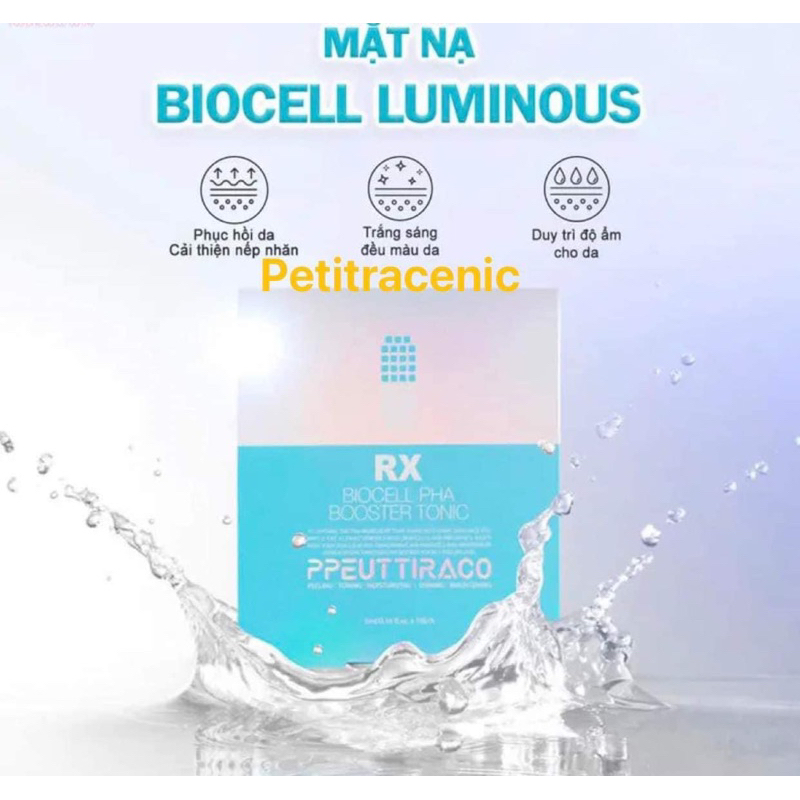 Mặt nạ tế bào gốc rx tăng sinh collagen phục hồi sau Pell . Phục hồi nền da yếu ,mỏng, lộ mao mạch