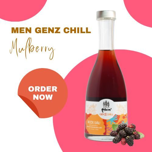 [MỚI] Rượu Hoa Quả Men GenZ Chill Dâu Chính Hãng 15% Chai 375ml