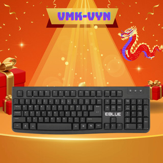 Bàn Phím Văn Phòng E-Blue EKM045BK Có dây cổng USB, Dành cho văn phòng - học sinh VMK-VYN