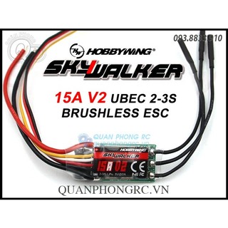 Bộ điều tốc hobbywing skywalker 15a v2 ubec brushless esc 30205150