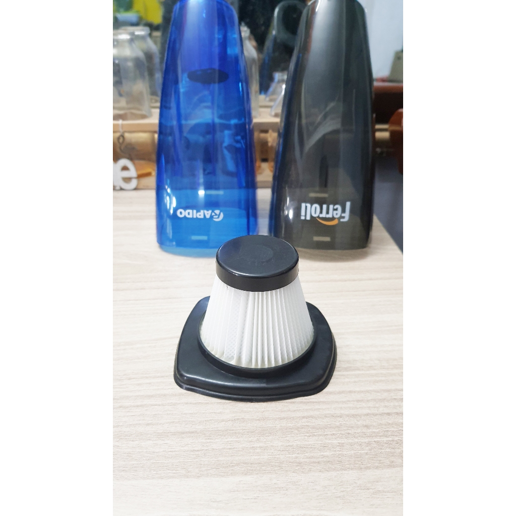 Cốc lọc Hepa máy Hút bụi cầm tay Rapido, Hút bụi cầm tay Ferroli 600H và 600H1, linh kiện chính hãng