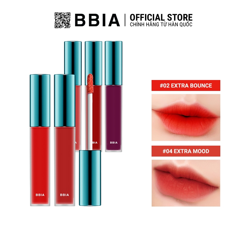 Son Kem Lì Bbia Last Velvet Lip Tint Version 1 (5 màu) 5g Bbia Official Store