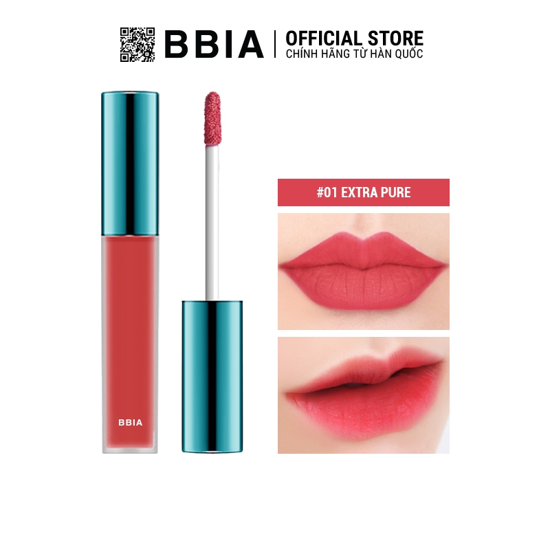 Son Kem Lì Bbia Last Velvet Lip Tint Version 1 (5 màu) 5g Bbia Official Store