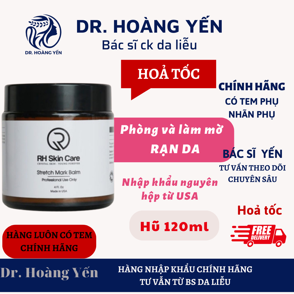 Sáp Chống Rạn Da Radiant Hollywood Stretch Mark Balm Hũ 120ml - Radian