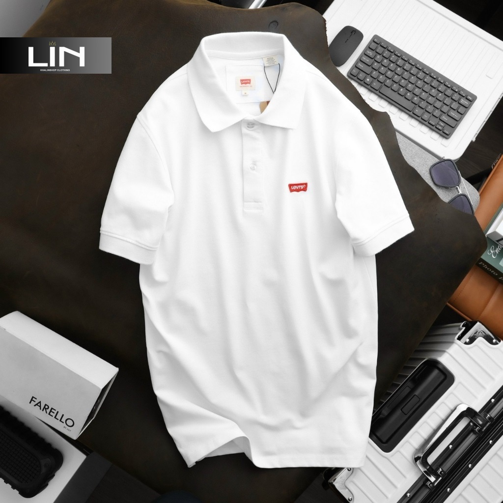 Áo Polo LV basic chất cá sấu ngoại nhập cotton 100% 4 chiều Logo thêu nét tinh xảo hàng xuất khẩu cao cấp