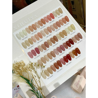 Set sơn gel thạch đục 24 chai Xihuya hàng chính hãng tặng kèm bảng màu