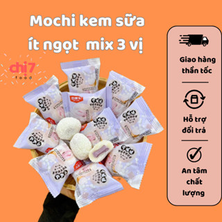  Bánh Mochi Phủ Dừa Nhân Kem Ít Ngọt Mix Vị Sầu Riêng   Đậu Nành   Khoai Môn - CHỊ7FOOD 