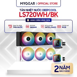 Bộ tản nhiệt nước cpu deepcool ls720 black/white cao cấp - bảo hành chính hãng 24 tháng