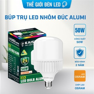 Bóng đèn led bulb Alumi búp trụ siêu sáng 20W 30W 40W 50W tiết kiệm điện ánh sáng không chói mắt KAISU LIGHTING