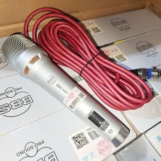Mic dây bbs k88 + dây canon - av - dây canon hàn + mic dây bbs k 88 hát karaoke hay chống hú tay mic hợp kim củ bbs