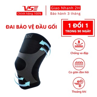 Băng bảo vệ đầu gối VS chính hãng, bó gót thấm hút mồ hôi, đồ bảo hộ chuyên nghiệp tránh chấn thương