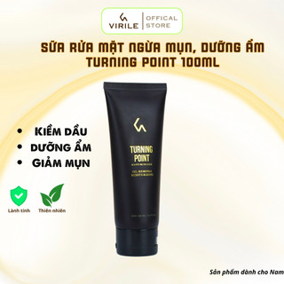 Sữa rửa mặt dành cho Nam Turning Point Virile - 100ml Chăm sóc da giảm mụn, sáng da và không khô da