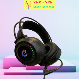 Tai nghe chụp có míc headphone gaming jrs-m1 led 71 vmk-vyn